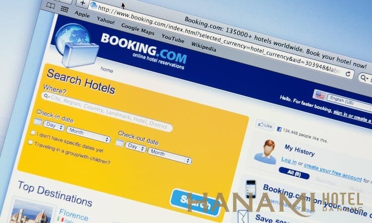 quảng cáo trên Booking 