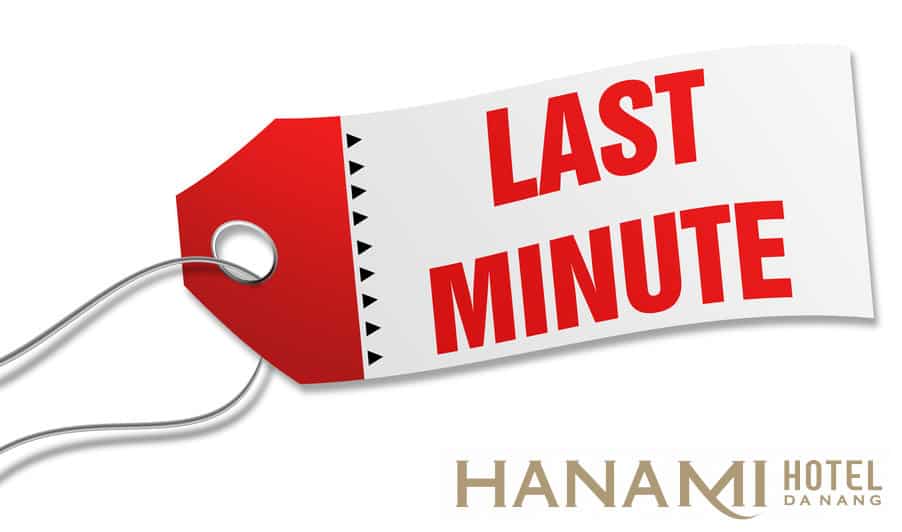 thu hút và tạo chuyển đổi từ nhóm khách last minute